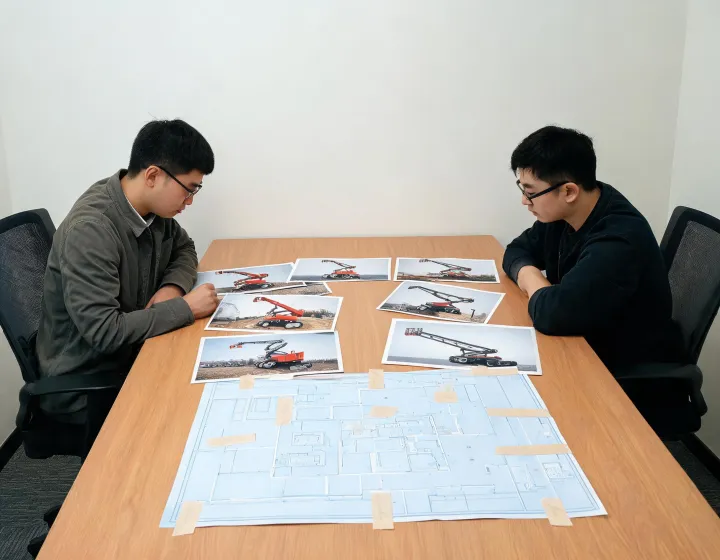 Sourcing desk reviewing platform photographs