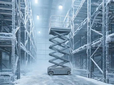 Cold storage aisle